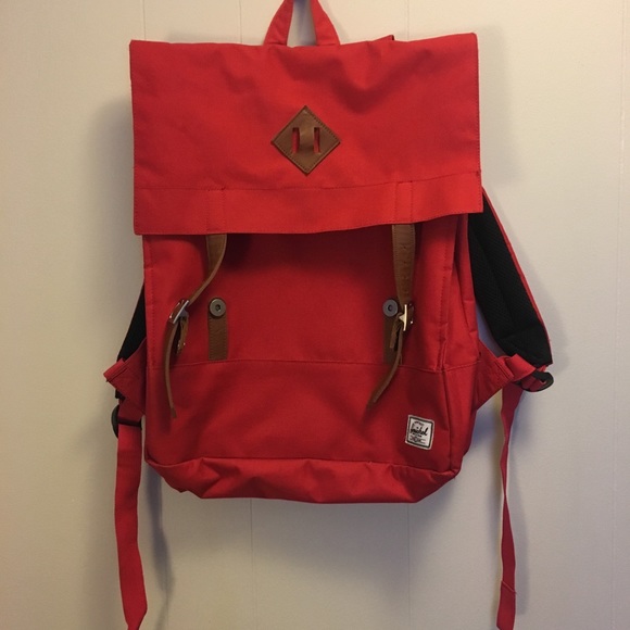 Herschel Supply Company Handbags - Herschel Supply Red Backpack, Like New Condition